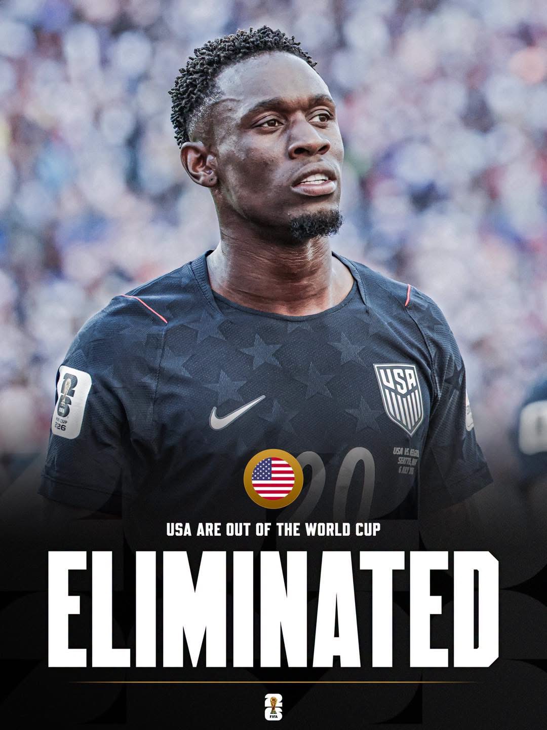 🚨 BREAKING: USA Eliminated from the FIFA World Cup After Defeat to Belgium