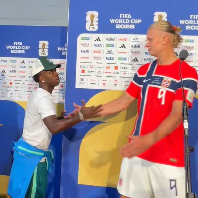 Vinicius Jr Praises Erling Haaland After Norway’s Victory Over Brazil