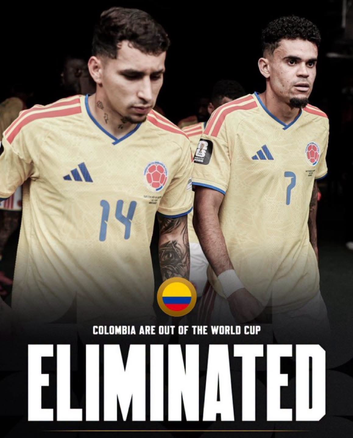 Colombia Eliminated from the 2026 FIFA World Cup After Penalty Heartbreak