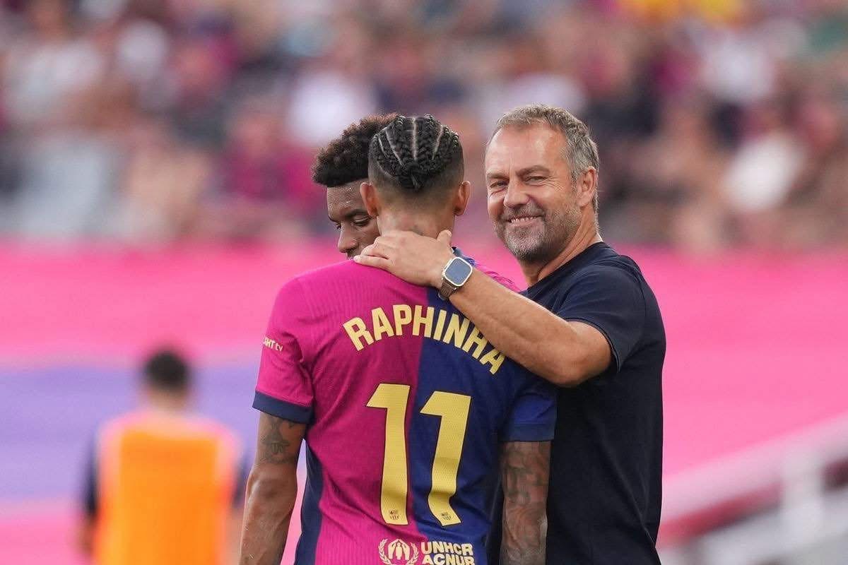 Hansi Flick Confirms Raphinha Will Stay at Barcelona: “One of the Most Important Players for Me”
